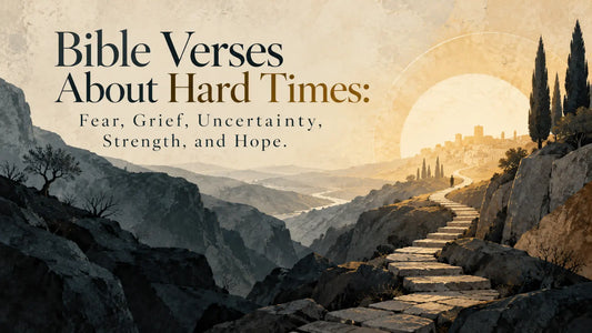 Open Bible beside a small candle during a dark, difficult season, symbolizing faith and hope