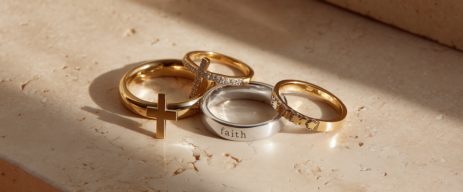 Christian Rings for Men & Women | Cross & Faith Rings – Lumencross