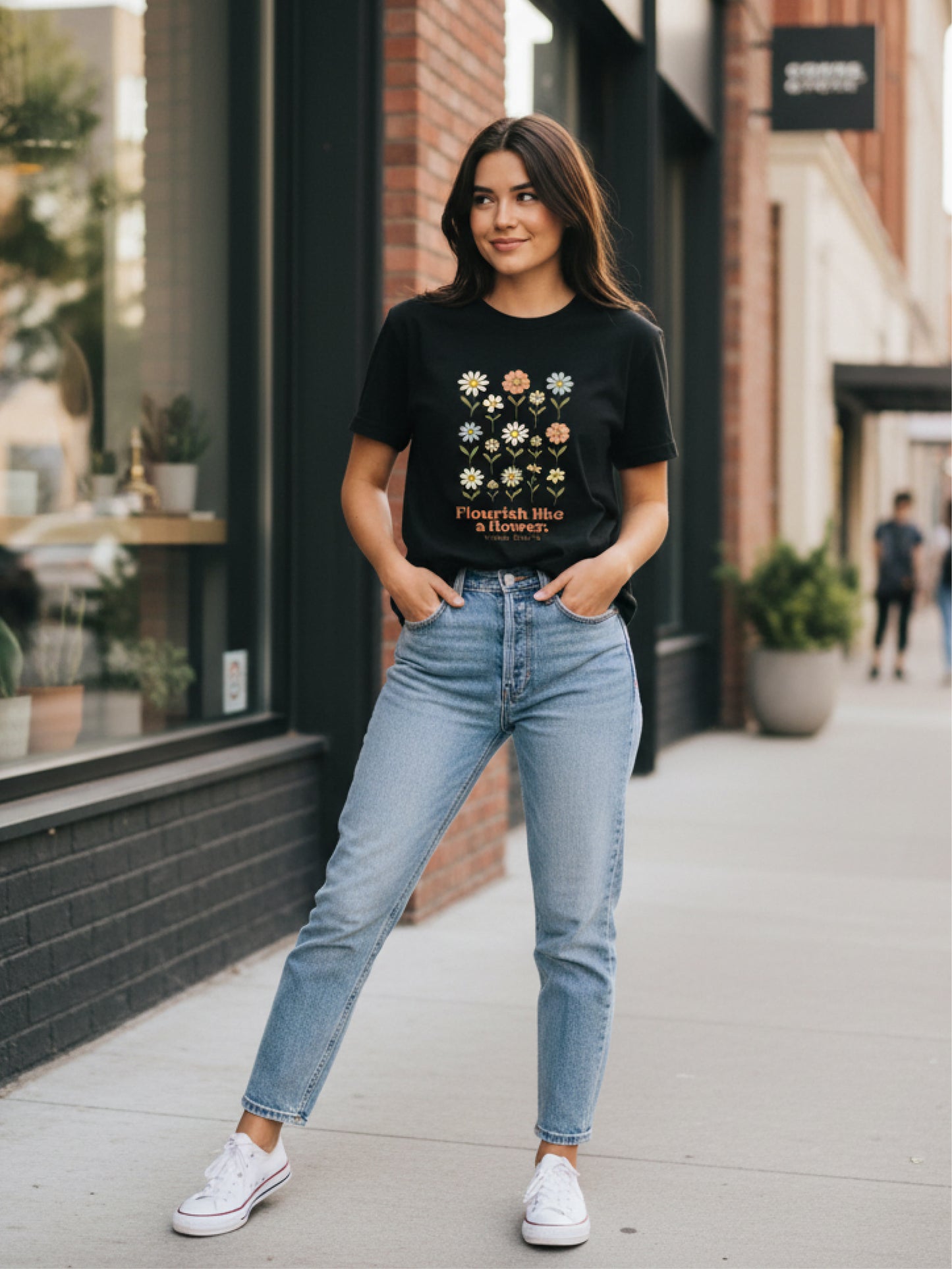 Flourish like a flower shirt