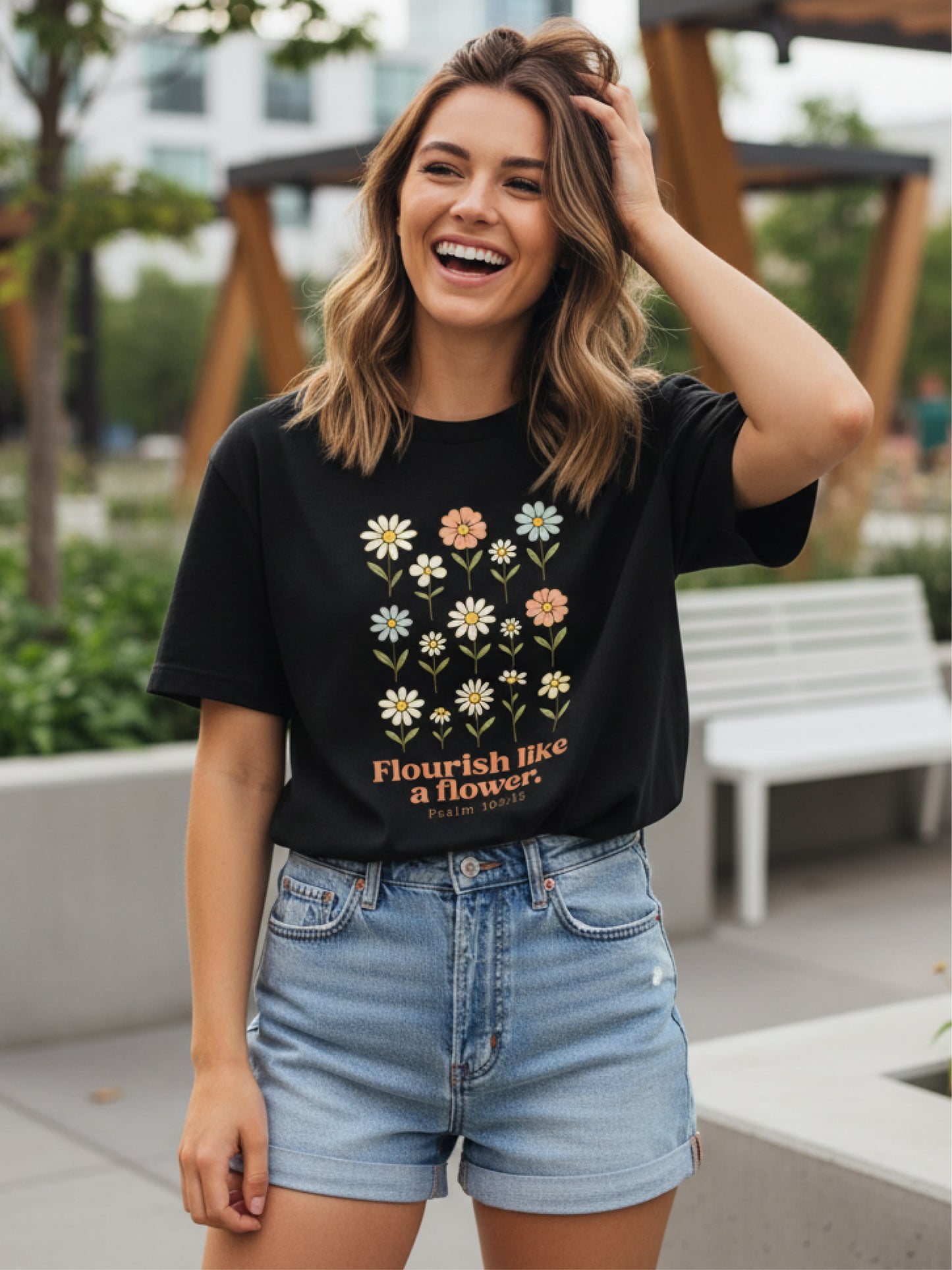 Flourish like a flower shirt