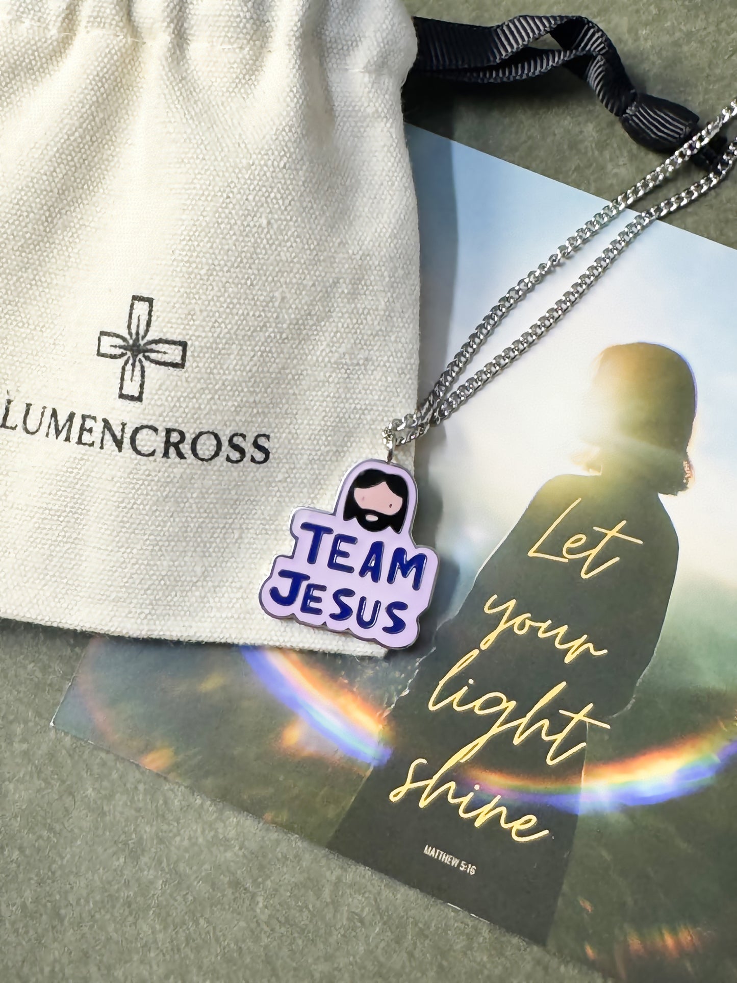 youth group christian necklace gift stainless steel