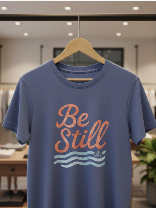 Be Still and Know That I Am God Shirt | Christian T Shirt for Women | Bible Verse Tee