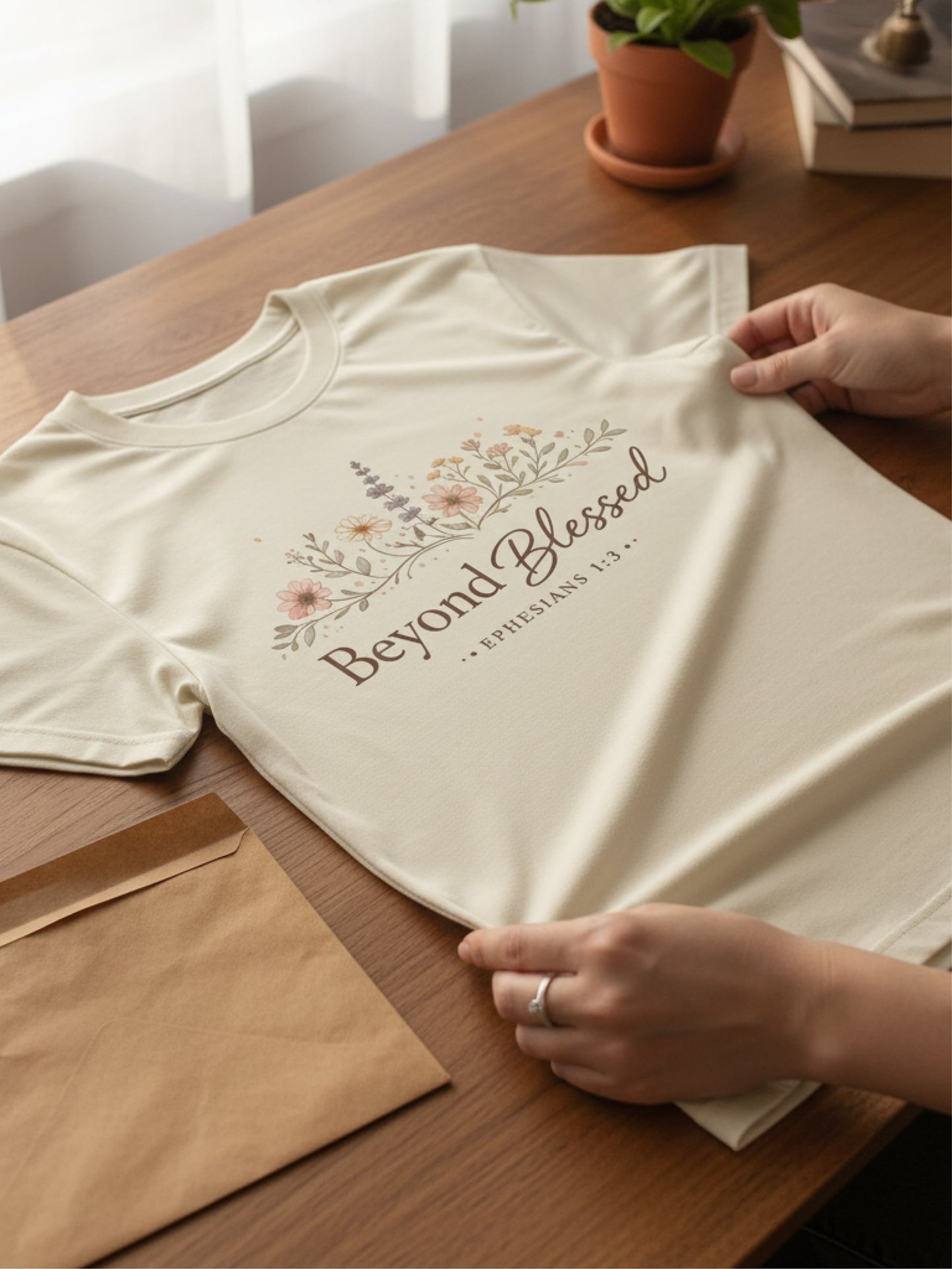 Blessed T Shirt | Beyond Blessed Christian T Shirt for Women