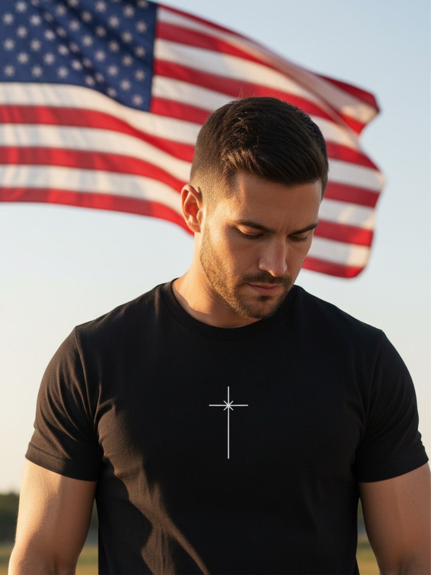 Christian Cross T Shirt – Modern Faith Tee