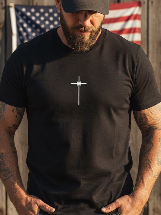 Christian Cross T Shirt – Modern Faith Tee
