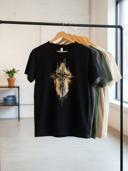 Abstract Cross Christian T-Shirt