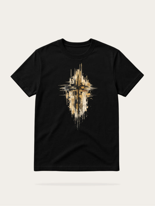Abstract Cross Christian T-Shirt