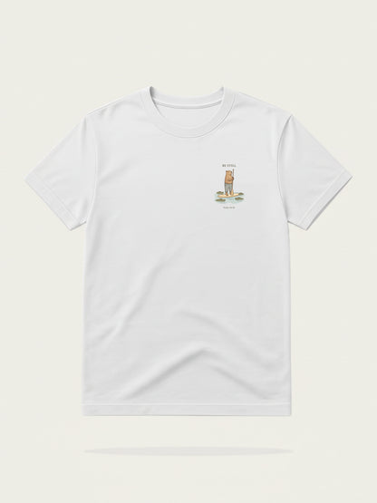 Cool Christian T Shirt Funny Be Still Capybara Tee