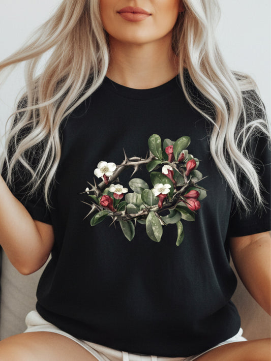 Crown of Thorns Shirt Jesus T  Shirt
