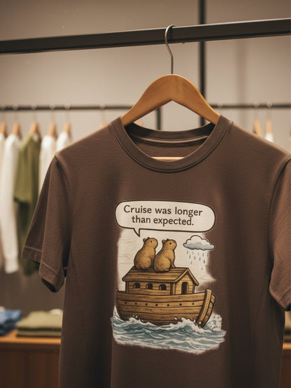 Funny Christian T Shirt | Capybara Noah Ark Funny Bible Shirt