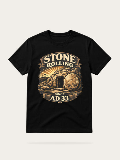 Vintage Christian T Shirts Stone Rolled Away Empty Tomb Shirt